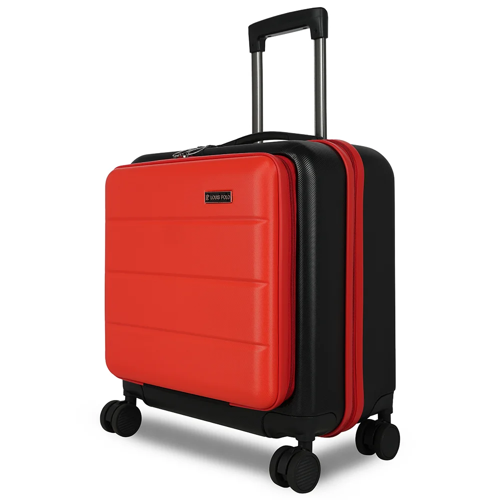 LOUIS POLO SwiftGate 17" Overnighter – Laptop Front Access Business Travel Trolley view 3