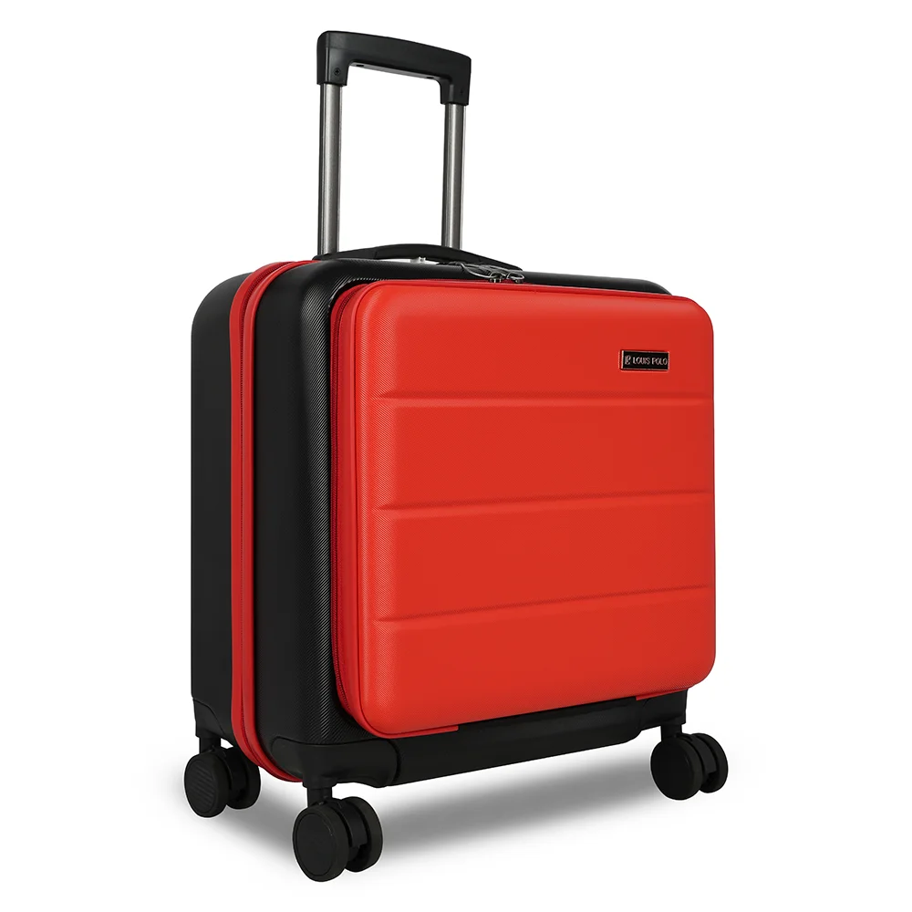 LOUIS POLO SwiftGate 17" Overnighter – Laptop Front Access Business Travel Trolley view 3