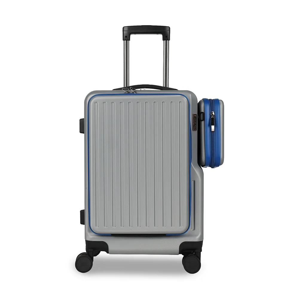 Louis Polo Aero Smart 20" Cabin Trolley with Front Laptop Compartment & Utility Pods