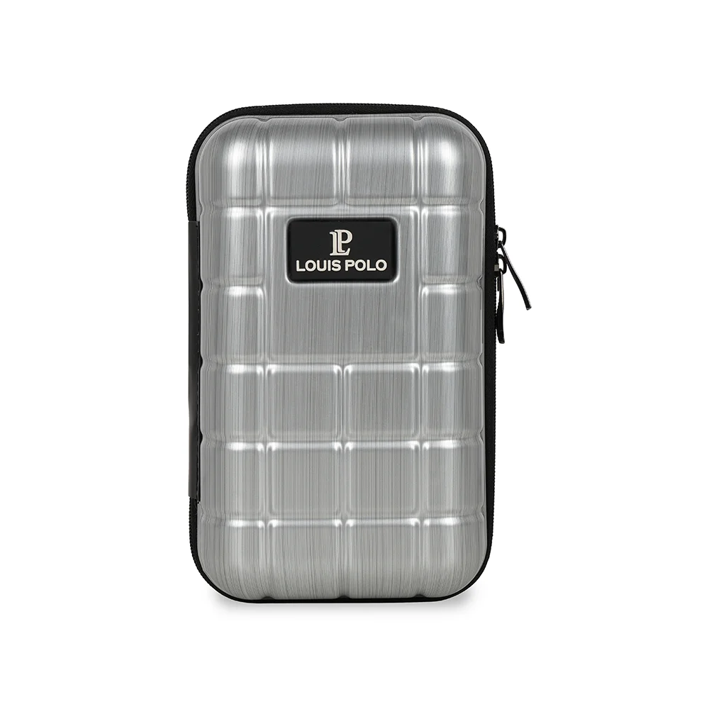 LOUIS POLO GridPod 8-Inch Hard Shell Travel Utility Case & Organizer